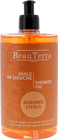BEAUTERRA huile de douche agrumes